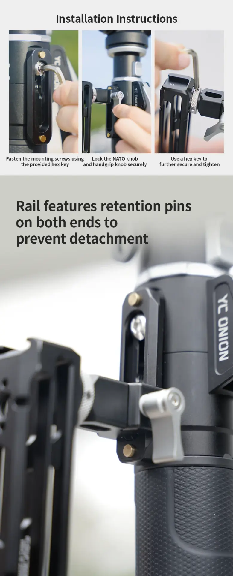 YC Onion Monopod Nato Handgrip - Thumbnail