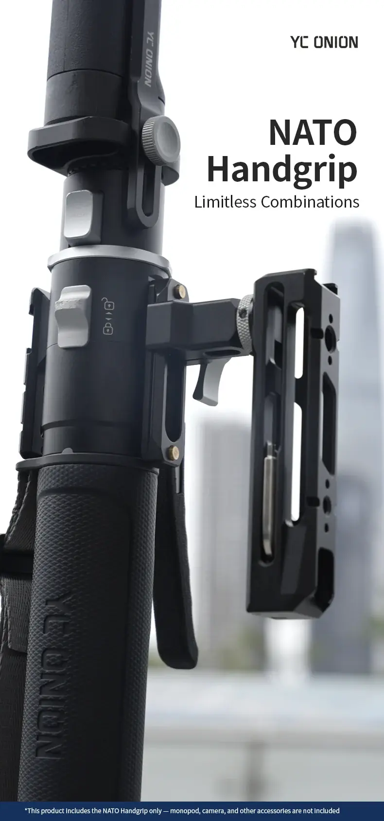 YC Onion Monopod Nato Handgrip