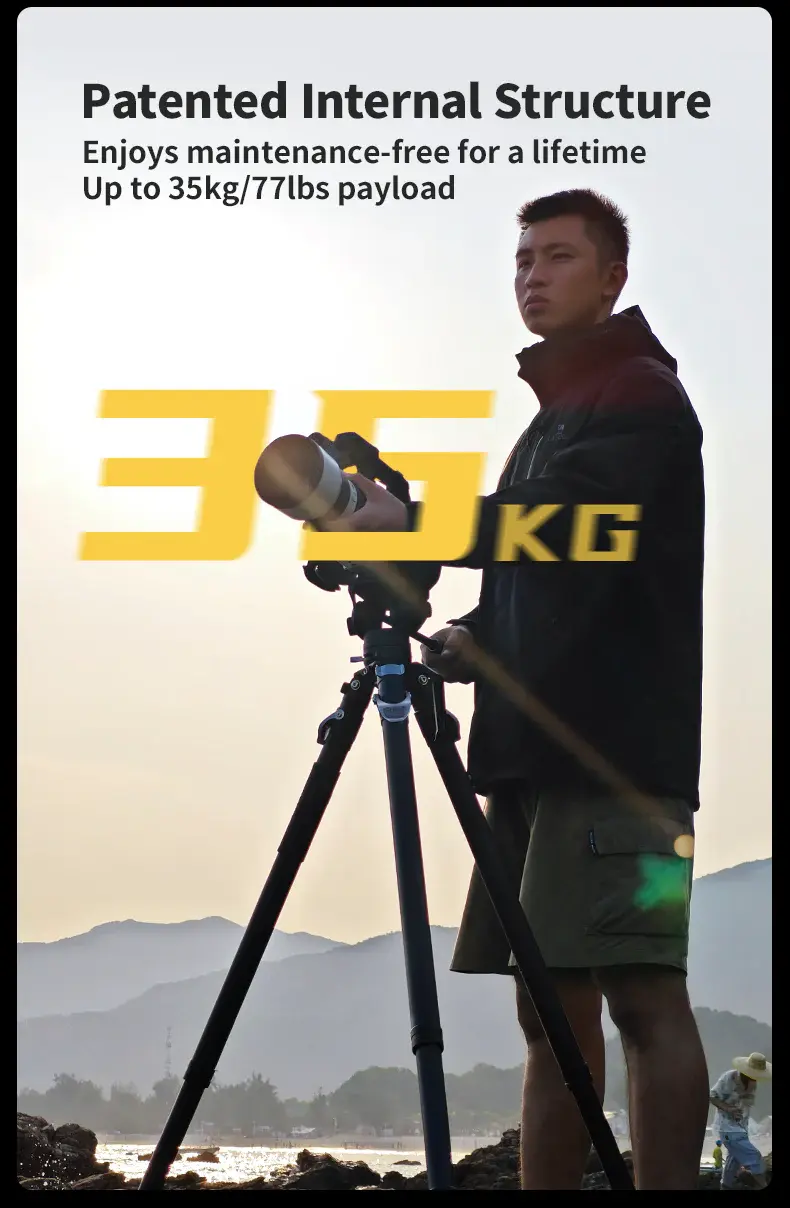 YC Onion Pineta & CB7 Cedar Fluid Head Karbon Fiber Tripod Kit - Thumbnail