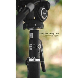 YC Onion Pineta Pro Karbon Fiber & FH60S Video Fluid Kafa Monopod Kit - Thumbnail