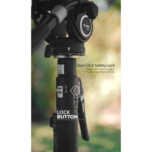 YC Onion Pineta Pro Karbon Fiber & FH60S Video Fluid Kafa Monopod Kit