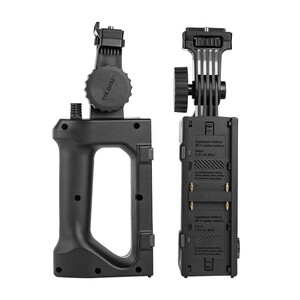Yongnuo 2-NPF Batarya Handle YNLUX100, YN150 Led Işık Uyumlu, Siyah - Thumbnail