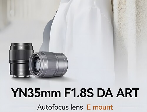 Yongnuo 35mm f/1.8S DA ART APS-C Otofokus Lens (Sony E)