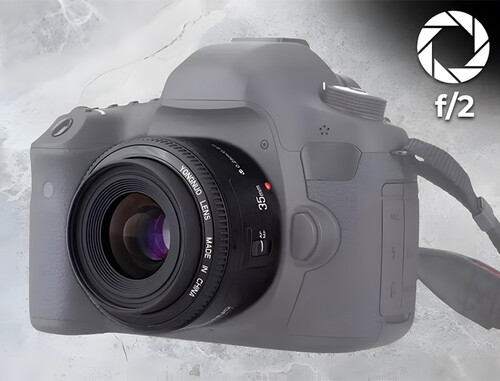 Yongnuo 35mm f/2 Full Frame Otofokus Lens (Canon EF)
