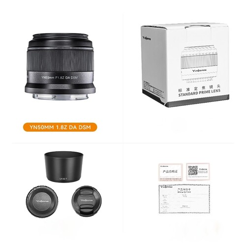 Yongnuo 50mm F/1.8 DA DSM Lens (Nikon Z)