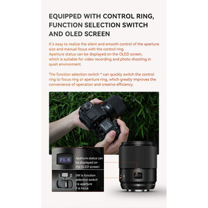 Yongnuo 50mm F/1.8X DA DSM PRO Fujifilm X Mount Uyumlu Otofokus Prime Lens - Thumbnail