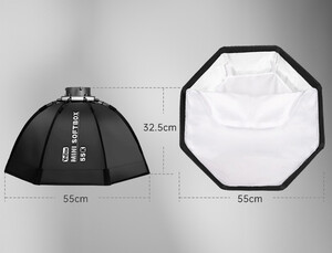 Yongnuo 55K Bowens Mount Kolay Kurulum Softbox - Thumbnail