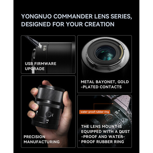 Yongnuo 56mm f/1.4Z DA DSM WL Pro Otofokus Lens (Nikon Z)