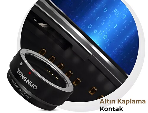 Yongnuo EF-EOS M II Canon Otofokus Lens Adaptörü