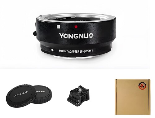 Yongnuo EF-EOS M II Canon Otofokus Lens Adaptörü