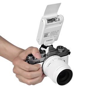 Yongnuo YN6 Micro Bataryalı Sony Uyumlu Tepe Flaşı (Beyaz) - Thumbnail