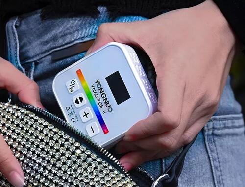 Yongnuo YN60-RGB II Dahili Bataryalı Mobil LED Işık - Beyaz Kasa