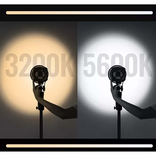 Yongnuo YNLUX100 100W Bi-Color COB LED Işık-Siyah Kasa