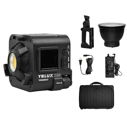 Yongnuo YNLUX100 100W Bi-Color COB LED Işık-Siyah Kasa