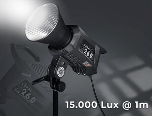 Yongnuo YNRAY260 DMX Kontrollü 250W Bi-Color COB LED Işık Kit - Thumbnail