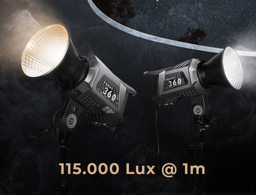 Yongnuo YNRAY360 DMX Kontrollü 360W Bi-Color COB LED Işık Kit