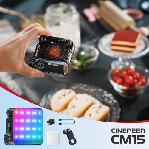 Zhiyun CINEPEER CM15 RGB Mini Led
