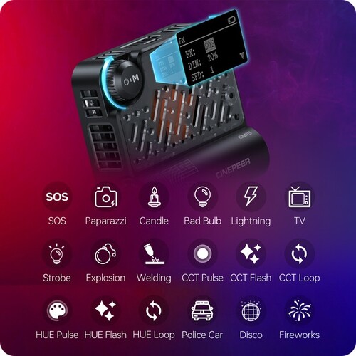 Zhiyun CINEPEER CM15 RGB Mini Led
