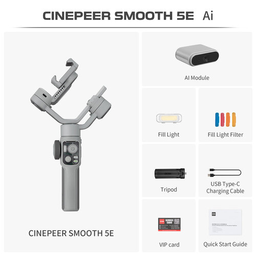 Zhiyun CINEPEER SMOOTH-5E Combo Gimbal