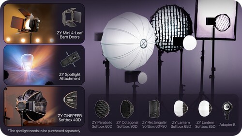 Zhiyun MOLUS X100 RGB Pro Pocket Light