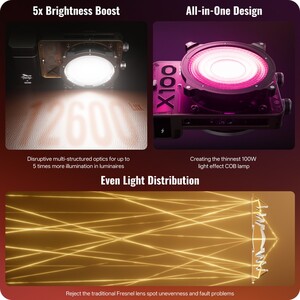 Zhiyun MOLUS X100 RGB Pro Pocket Light - Thumbnail