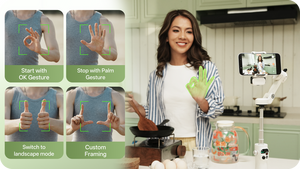 Zhiyun Smooth Q5 Ultra Combo AI Takip Özellikli Telefon Gimbalı - Thumbnail